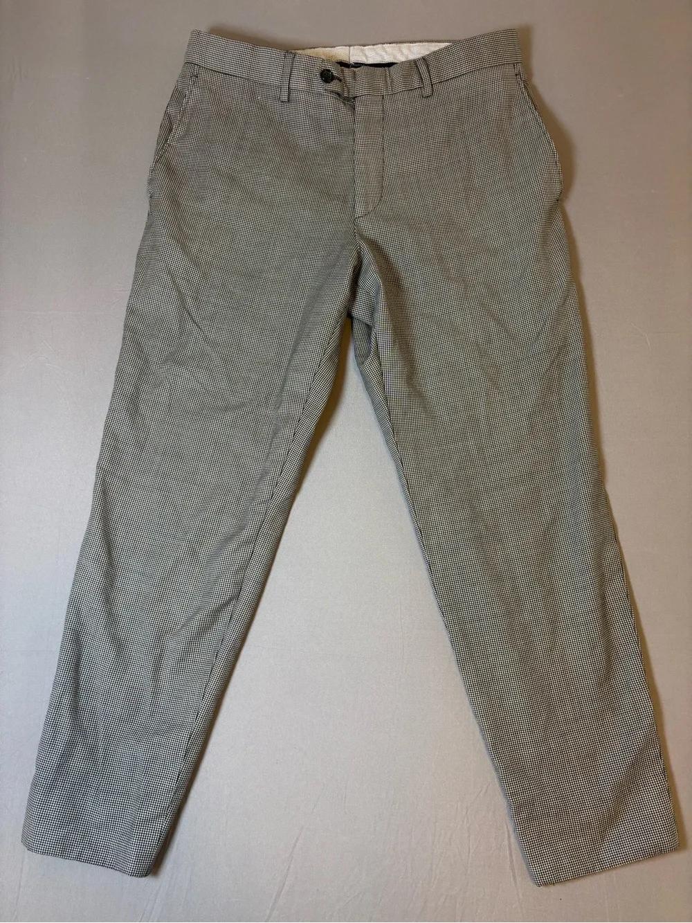 Men's Vitale Barberis Canonico Dress Pants Cropped Size 32 100% Wool